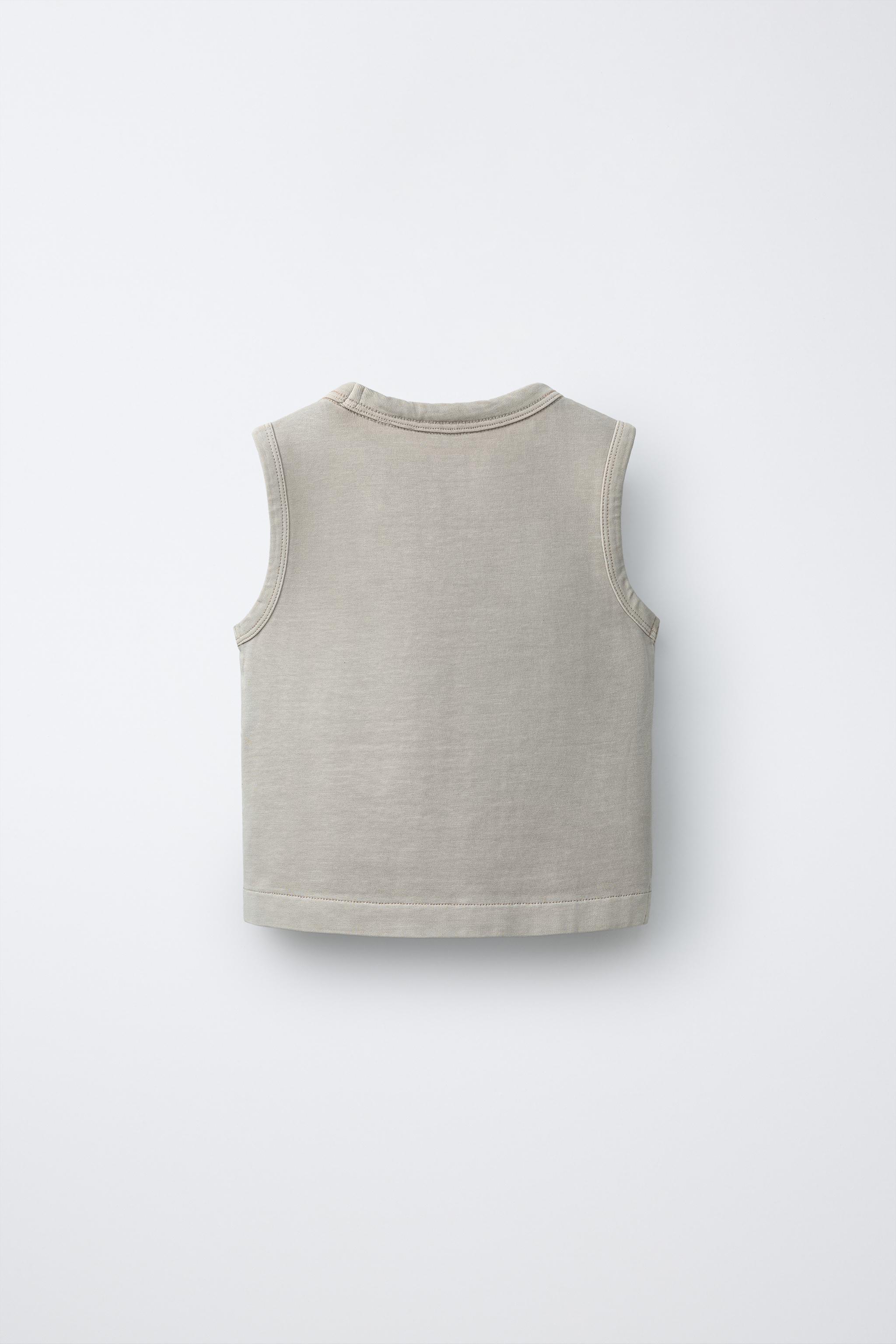 T-SHIRT TEINT EN PIÈCE BRODÉ
